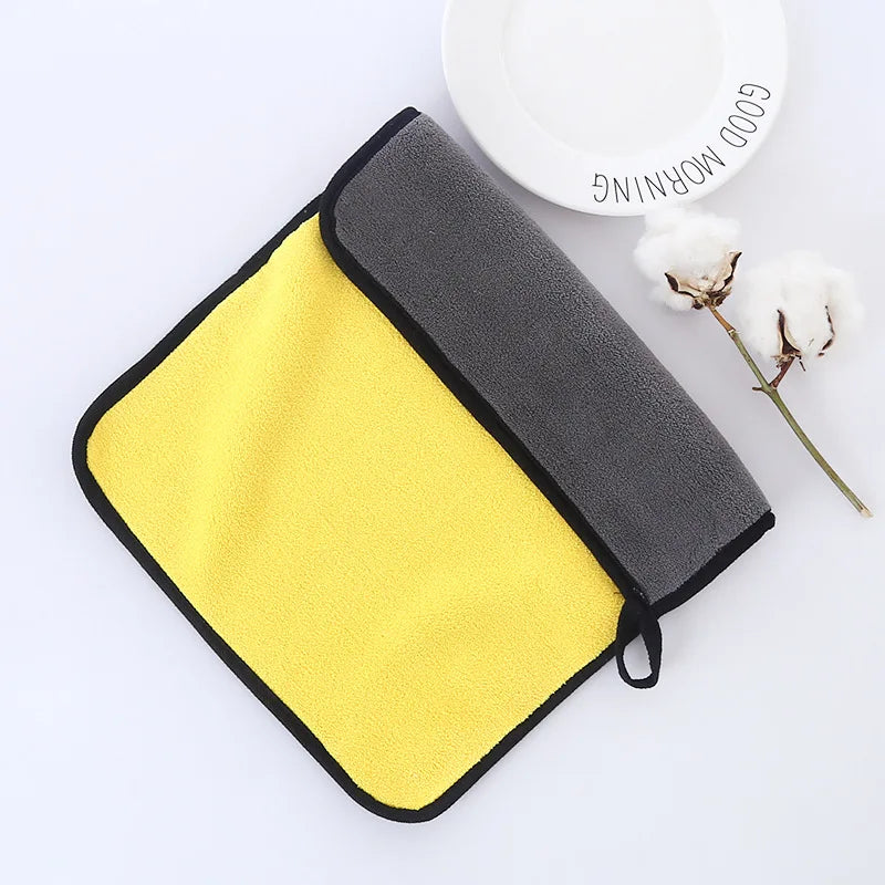 SEAMETAL High-end Microfiber Towel Car Wash Towel Detailing Cleaning Cloth Car Wash Drying Towel Car Absorbent Cleaning Products