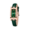 Green Women’s Quartz Watch Jewelry Gift Set